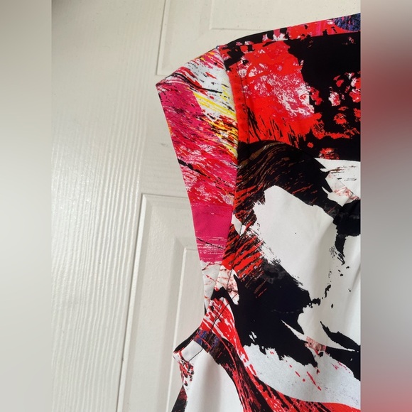 KENZO Paris Colourful Abstract Button Blouse - Picture 7 of 8